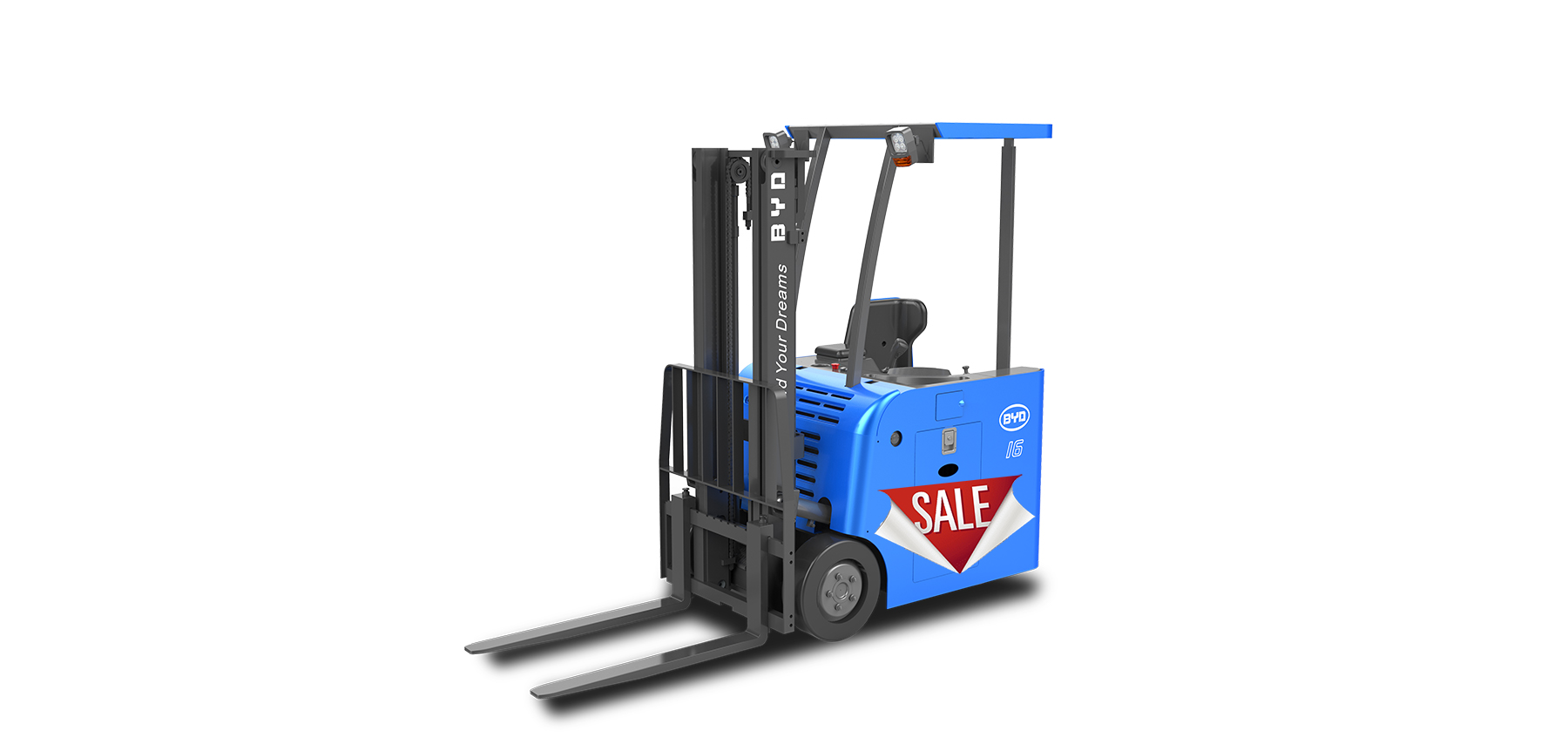 Three Wheel Electric Forklift Ton Manufacturer Supplier Price Shandong Qiancheng Holding